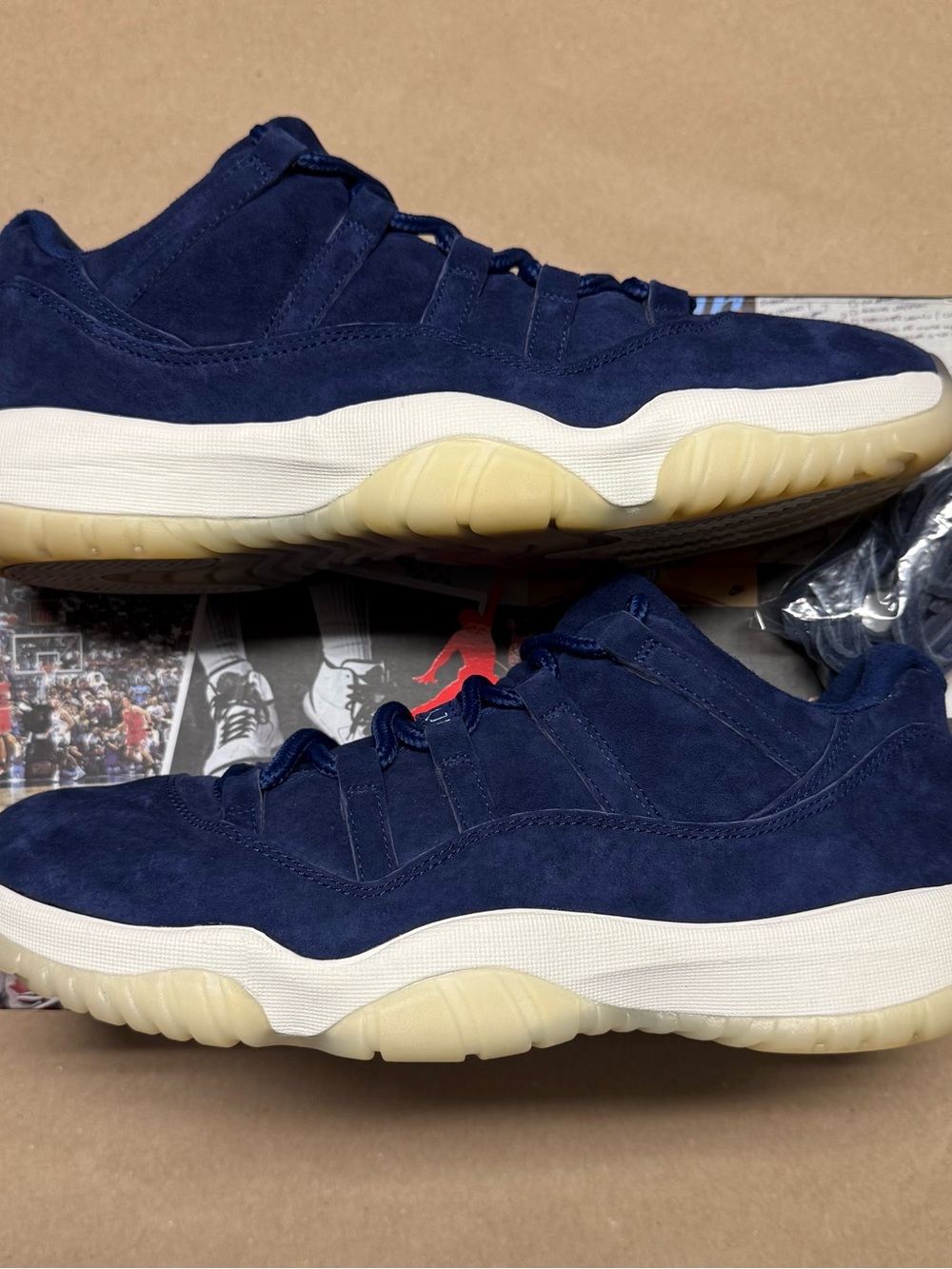 Nike Air Jordan 11 XI Retro Low Re2pect Jeter Mens size 12 Basketball Shoes!